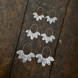 Lunar Bloom Earrings with 14k wires