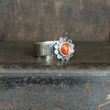 Galaxy Halo Ring with Sunstone