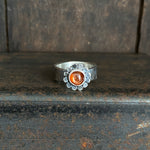 Galaxy Halo Ring with Sunstone