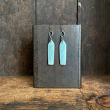 Galaxy Drop Earrings with Amazonite