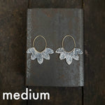 Lunar Bloom Earrings with 14k wires