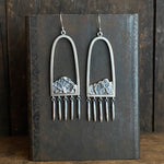 Lunar Fringe Dangle Earrings