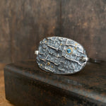 Lunar Oval Bracelet with Swiss Blue Topaz