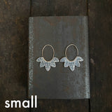 Lunar Bloom Earrings with 14k wires