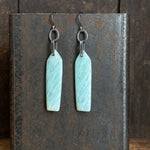 Galaxy Drop Earrings with Amazonite