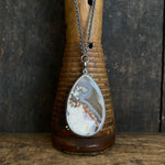 Galaxy Balance Double Sided Pendant with Sakura Agate